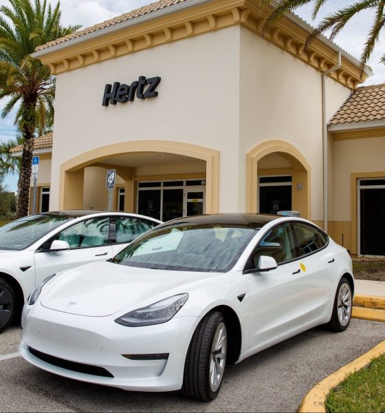 hertz tesla model 3